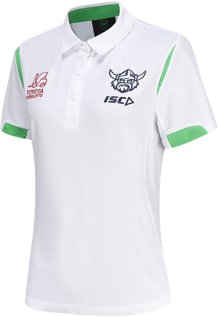 Canberra Raiders 2024 NRL Mens White Polo Shirt