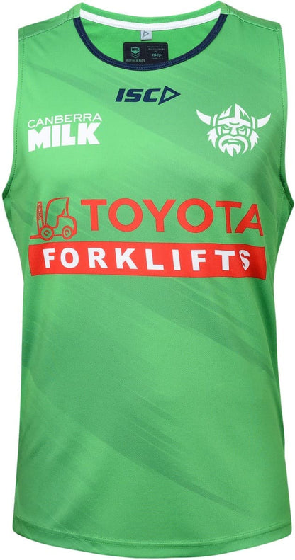 Canberra Raiders 2024 NRL Mens Green Training Singlet