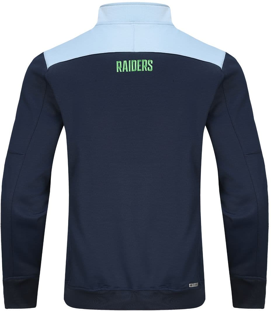 Canberra Raiders 2024 NRL Mens 1/4 Zip Fleece Hoody