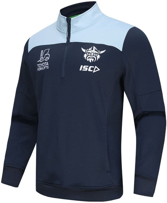 Canberra Raiders 2024 NRL Mens 1/4 Zip Fleece Hoody