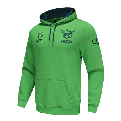Canberra Raiders 2025 NRL Mens Green Fleece Hoody