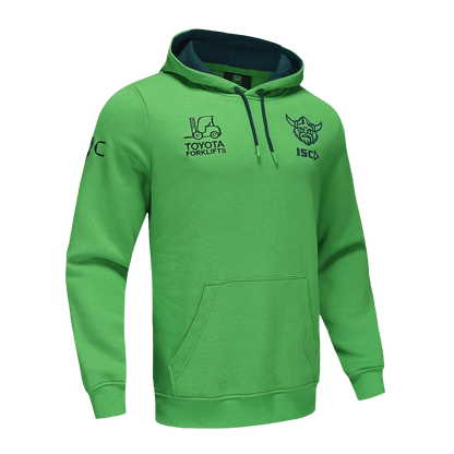 Canberra Raiders 2025 NRL Mens Green Fleece Hoody