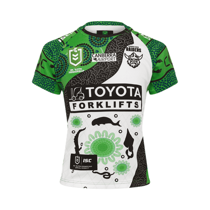 Canberra Raiders 2025 NRL Kids Indigenous Jersey