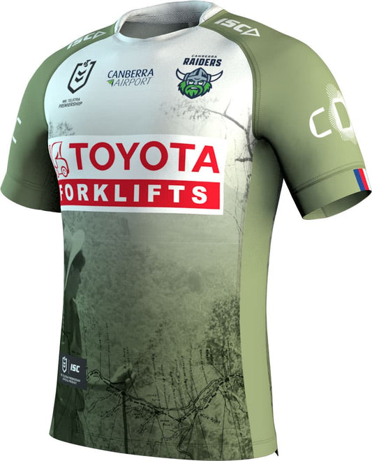 Canberra Raiders 2025 NRL Mens Anzac Jersey