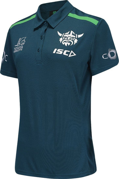 Canberra Raiders 2025 NRL Ladies Jungle Polo Shirt