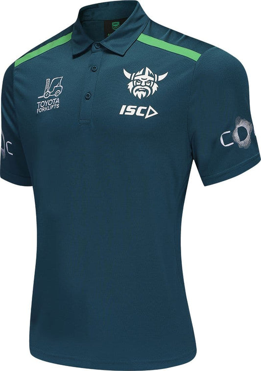 Canberra Raiders 2025 NRL Mens Jungle Polo Shirt