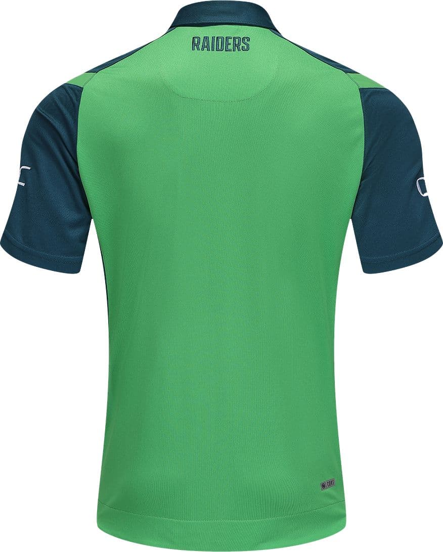 Canberra Raiders 2025 NRL Mens Green Polo Shirt