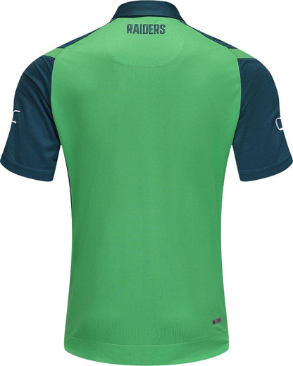 Canberra Raiders 2025 NRL Mens Green Polo Shirt