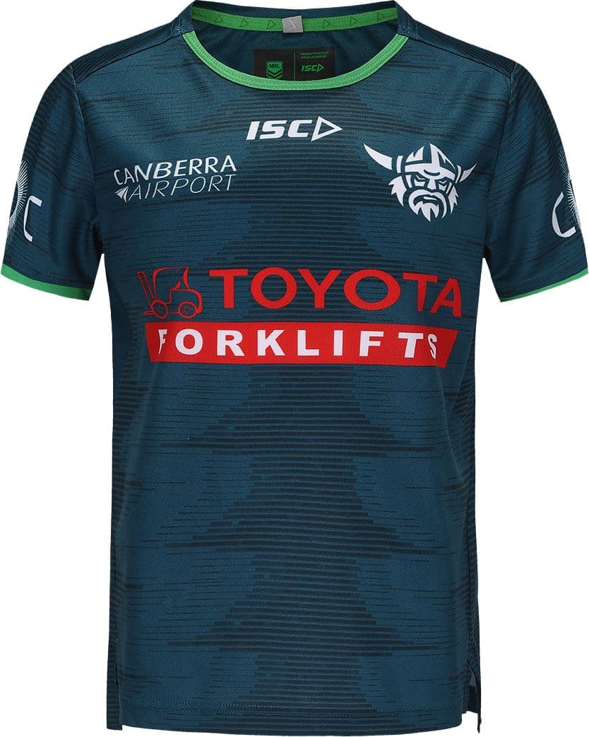 Canberra Raiders 2025 NRL Kids Jungle Training Shirt