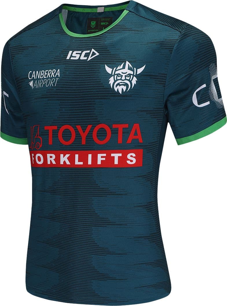 Canberra Raiders 2025 NRL Mens Jungle Training Shirt
