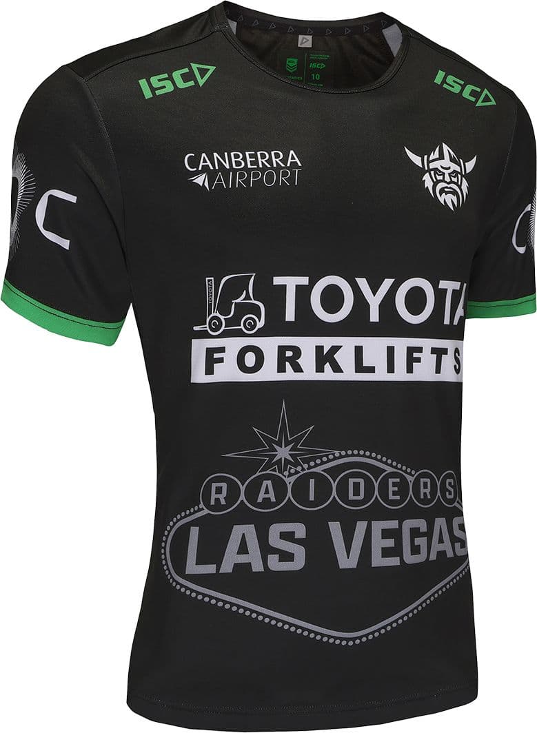 Canberra Raiders 2025 NRL Mens Las Vegas Run Out Tee