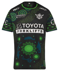 Canberra Raiders 2025 NRL Mens Indigenous Run Out Tee