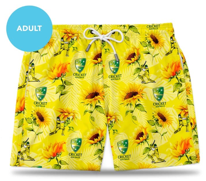 Cricket Australia Mens Hawaiian Shorts