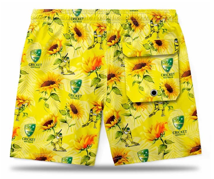 Cricket Australia Mens Hawaiian Shorts