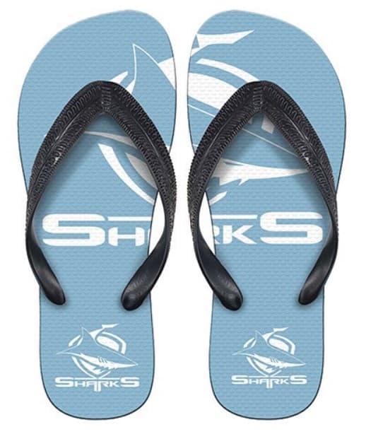 Cronulla Sharks NRL Mens Beach Thongs
