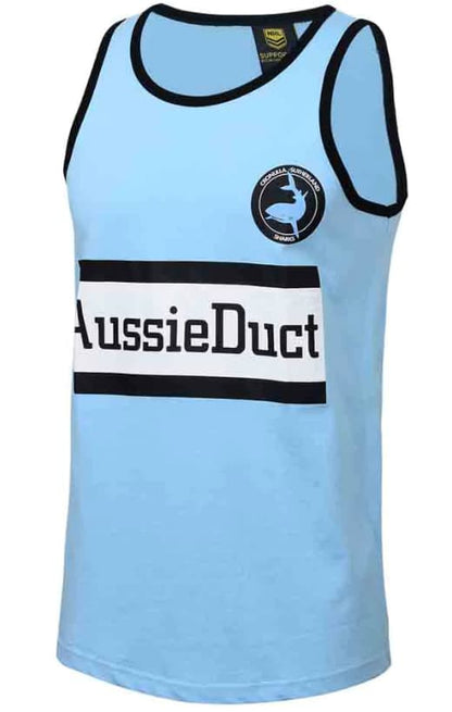 Cronulla Sharks NRL Mens Retro Singlet