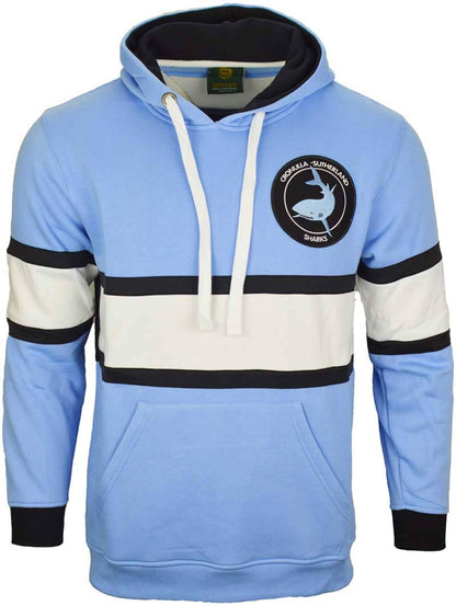 Cronulla Sharks NRL Mens Retro Pullover Hoodie