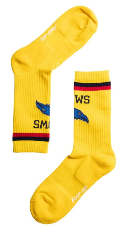 Adelaide Crows AFL Adults Sports Crew Logo 2 Pack Socks