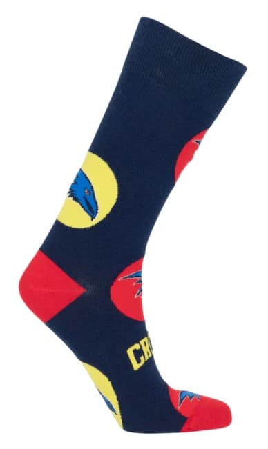 Adelaide Crows AFL Adults Logo Dots Socks