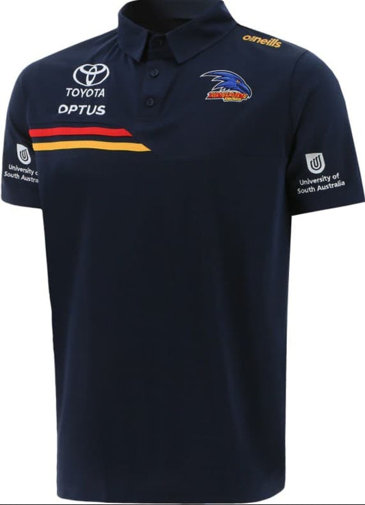 Adelaide Crows 2021 AFL Kids Media Polo Shirt