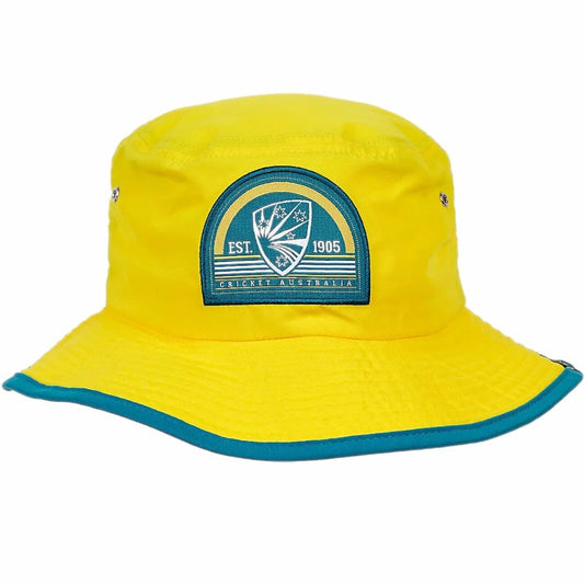 Cricket Australia Green Gold ASICS Bucket Hat
