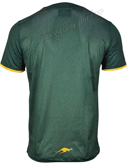 Australian Kangaroos 2024 NRL Mens Green Training Shirt