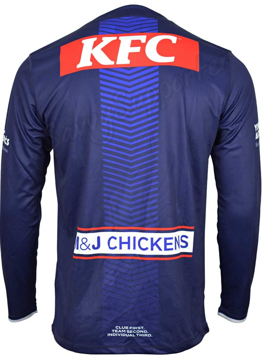 Canterbury Bulldogs 2024 NRL Mens Long Sleeve Coaches Training Shirt
