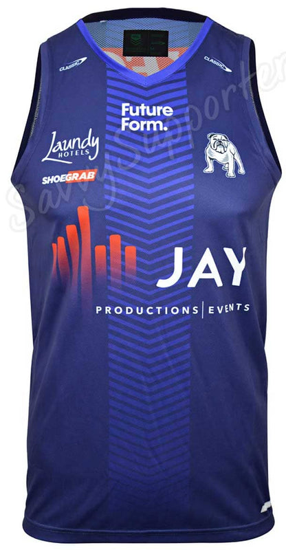 Canterbury Bulldogs 2024 NRL Mens Coaches Training Singlet