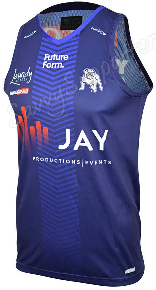 Canterbury Bulldogs 2024 NRL Mens Coaches Training Singlet