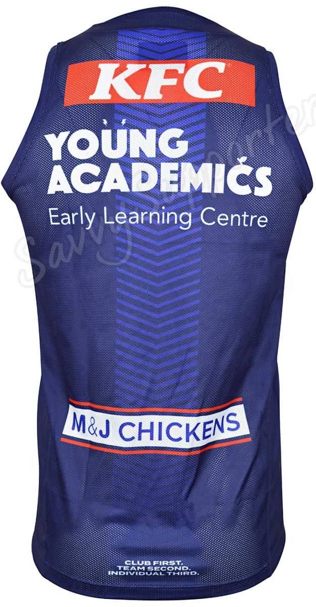 Canterbury Bulldogs 2024 NRL Mens Coaches Training Singlet