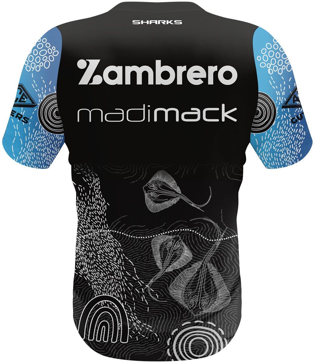 Cronulla Sharks 2024 NRL Kids Indigenous Shirt