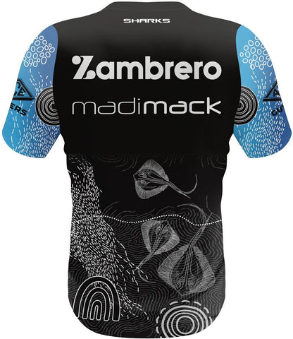 Cronulla Sharks 2024 NRL Kids Indigenous Shirt