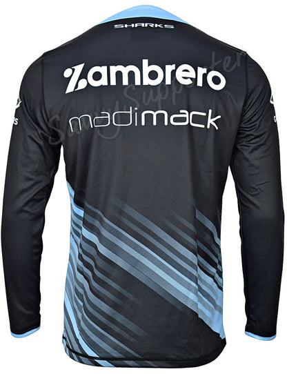 Cronulla Sharks 2024 NRL Mens Long Sleeve Training Shirt