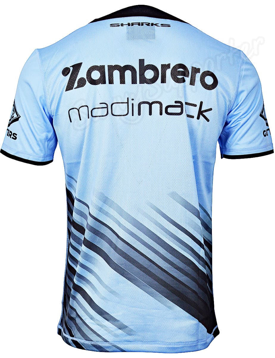 Cronulla Sharks 2024 NRL Mens Sky Training Shirt