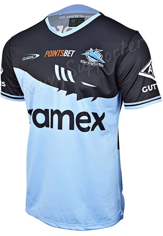 Cronulla Sharks 2024 NRL Mens Warm Up Shirt
