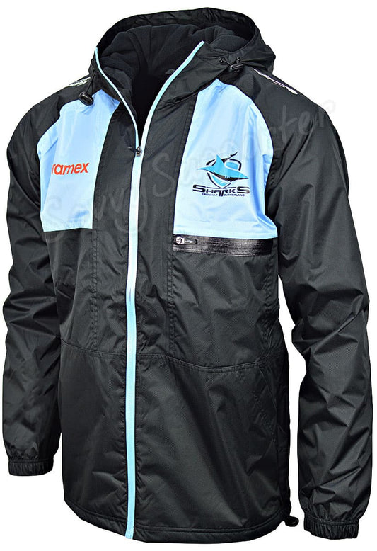 Cronulla Sharks 2024 NRL Mens Wet Weather Jacket