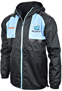 Cronulla Sharks 2024 NRL Mens Wet Weather Jacket