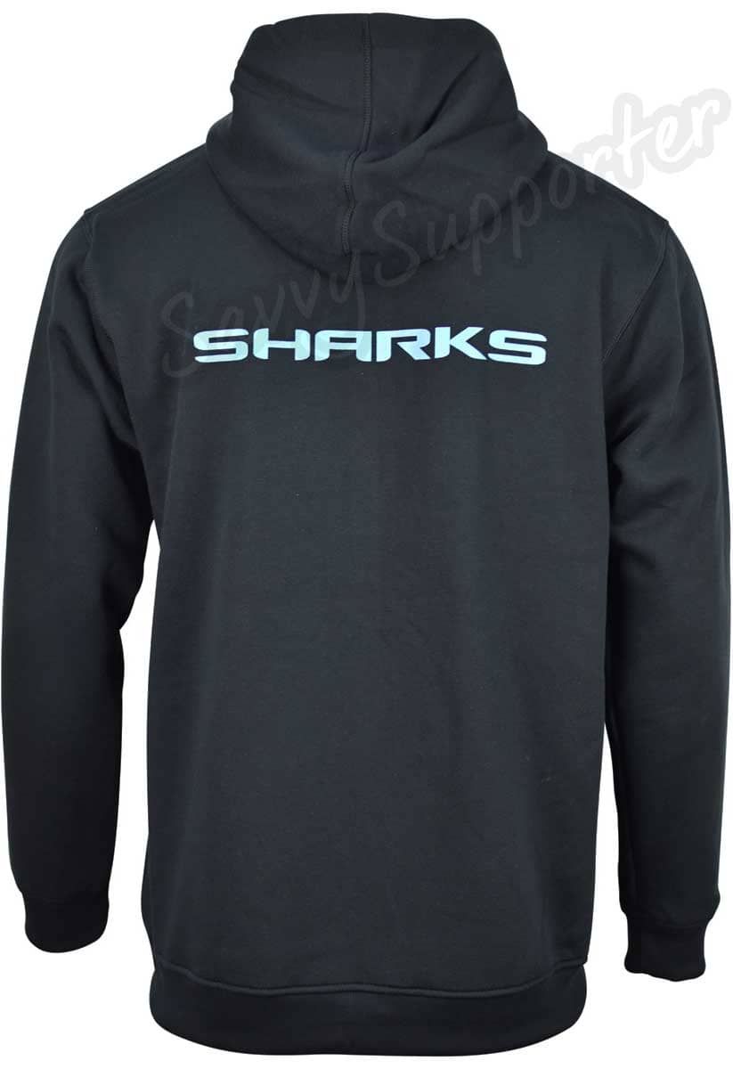 Cronulla Sharks 2024 NRL Mens Full Zip Fleece Hoodie