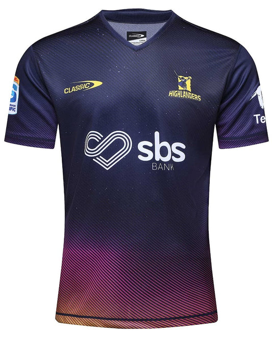 Otago Highlanders 2024 Rugby Union Mens Training Shirt
