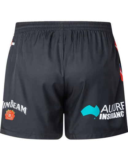 Newcastle Knights 2025 NRL Mens Black Training Gym Shorts