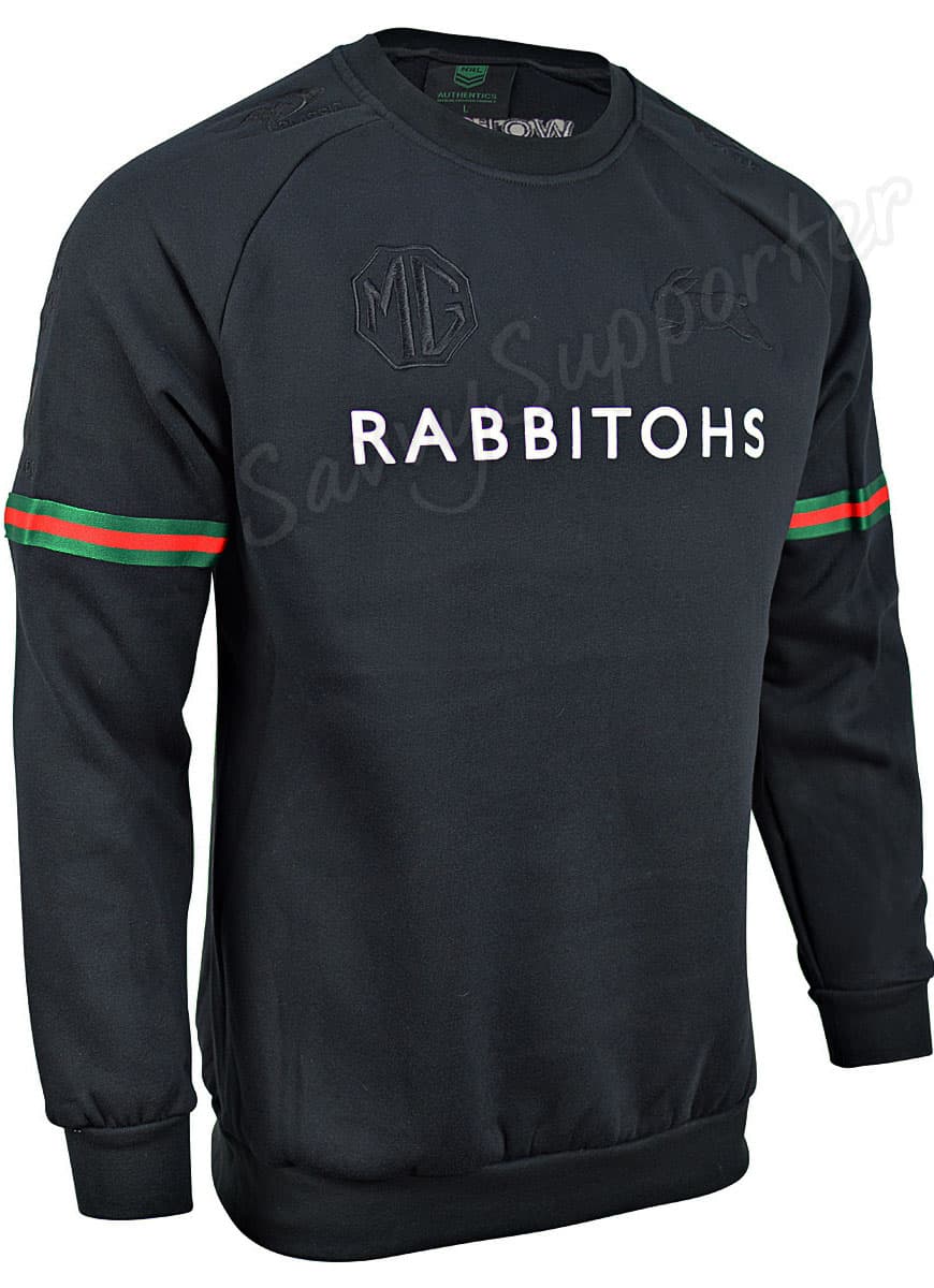 South Sydney Rabbitohs 2024 NRL Mens Crew Fleece Jumper