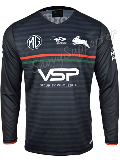 South Sydney Rabbitohs 2024 NRL Mens Long Sleeve Training Shirt