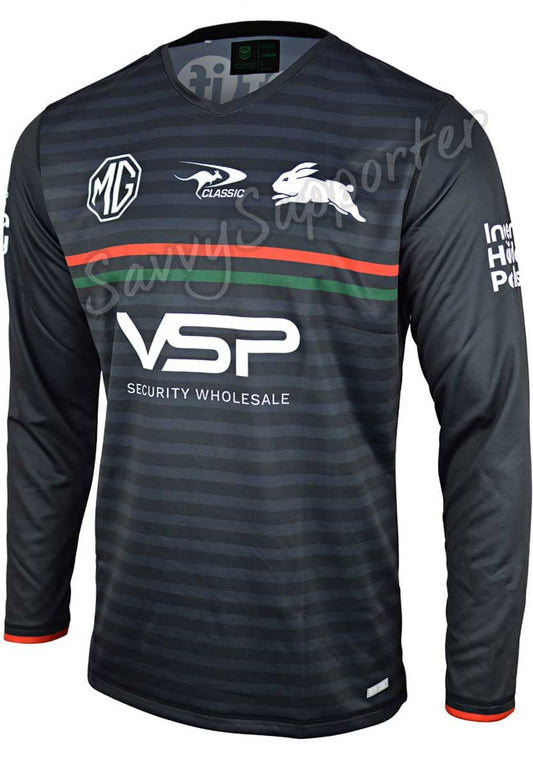South Sydney Rabbitohs 2024 NRL Mens Long Sleeve Training Shirt