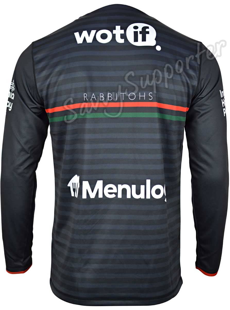 South Sydney Rabbitohs 2024 NRL Mens Long Sleeve Training Shirt
