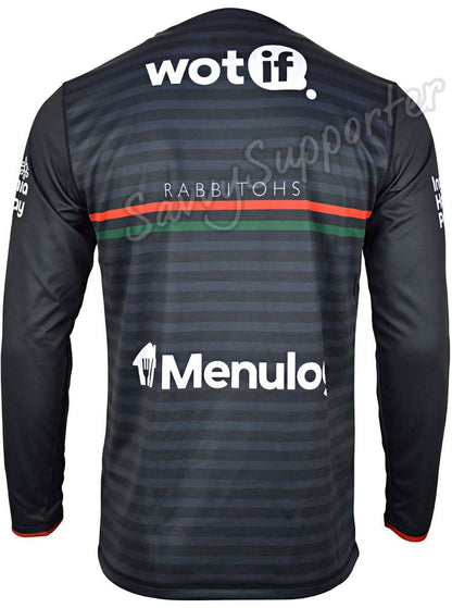South Sydney Rabbitohs 2024 NRL Mens Long Sleeve Training Shirt