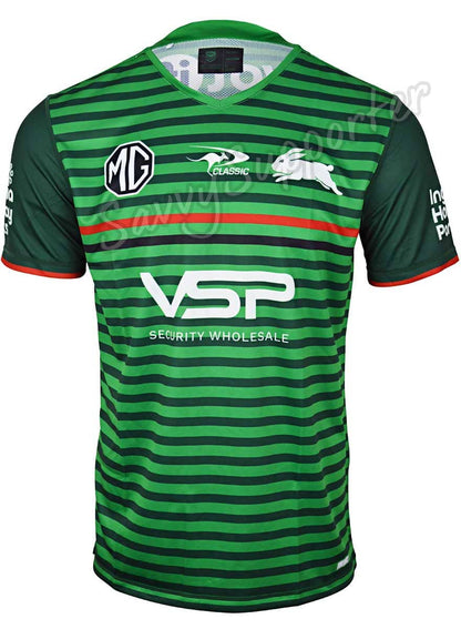South Sydney Rabbitohs 2024 NRL Mens Green Training Shirt