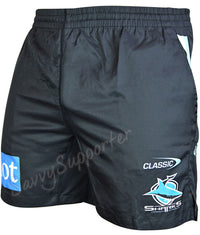 Cronulla Sharks 2023 NRL Mens Zip Training Shorts