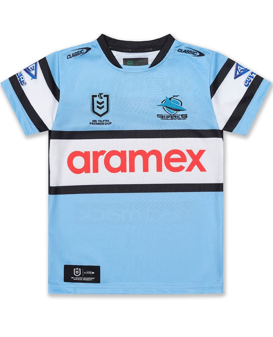 Cronulla Sharks 2024 NRL Kids Home Jersey