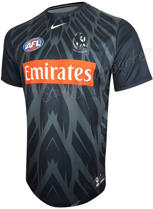 Collingwood Magpies Mens Run Out Training Shirt