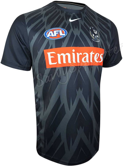 Collingwood Magpies Mens Run Out Training Shirt